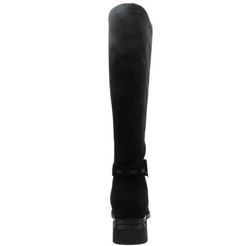 Loretta Vitale C3893 Women's Black Suede Knee High Boots